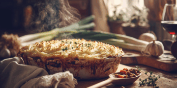 Shepherd'S Pie With Minced Lamb And Leeks
