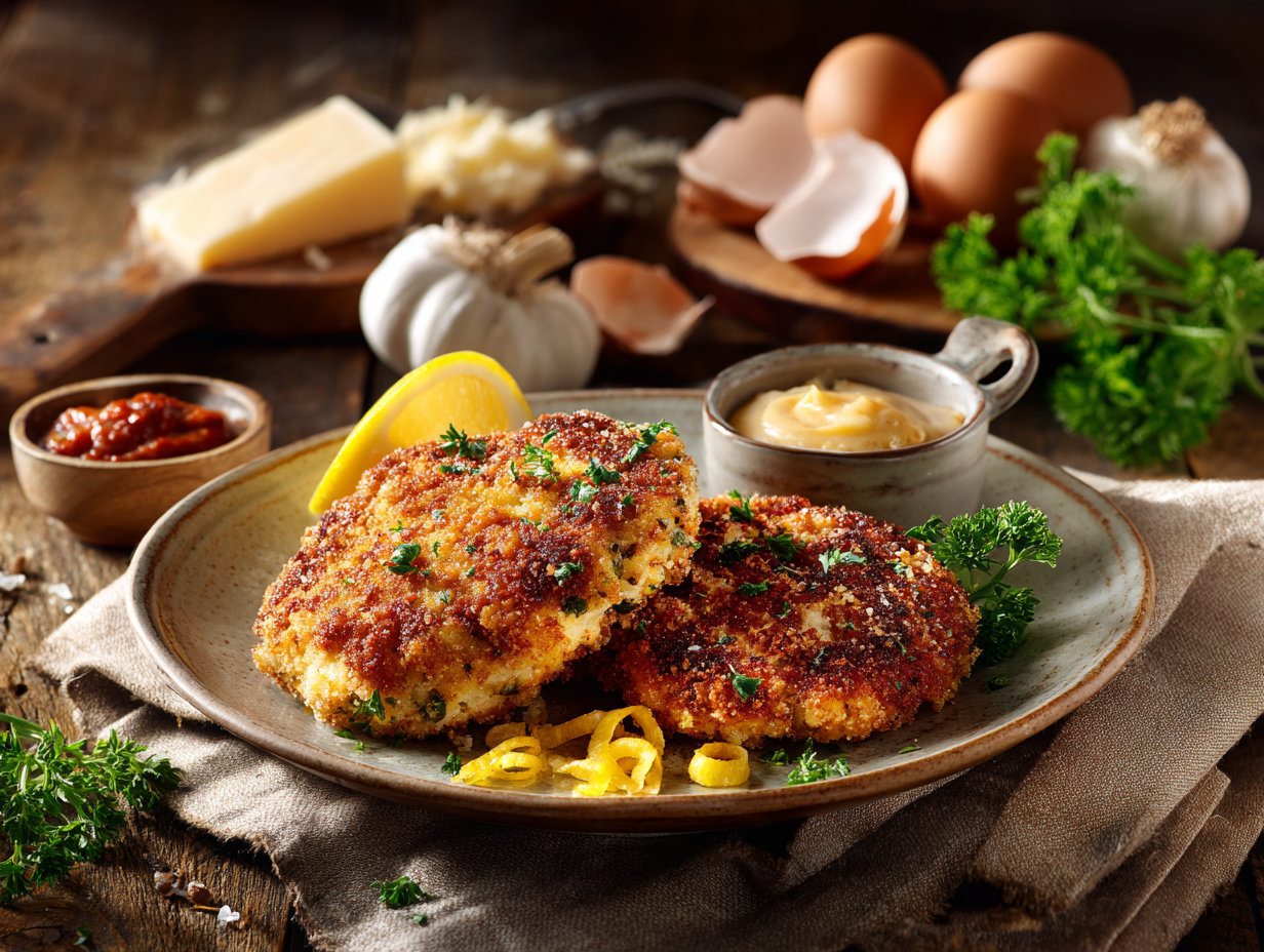 Crispy Chicken Milanese Patties 2 Chicken Mince Milanese Patties