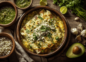 Enchiladas Verdes De Pollo