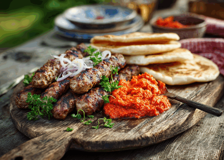 Minced Lamb Cevapi With Ajvar