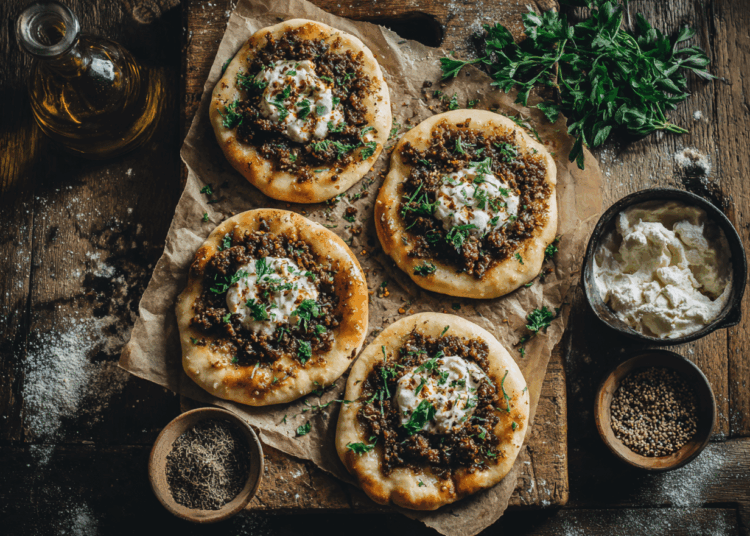 Italian Lamb Mince Pizzette