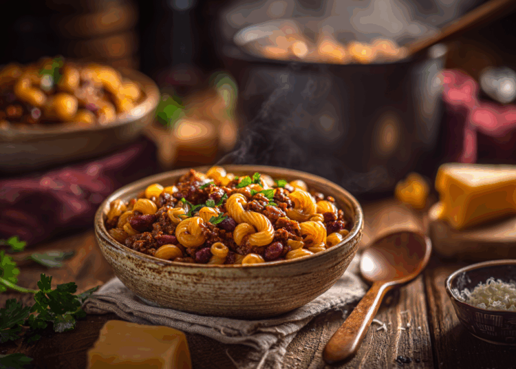 Beef Mince Chili Macaroni