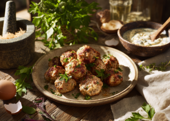 Minced Lamb And Horopito Meatballs
