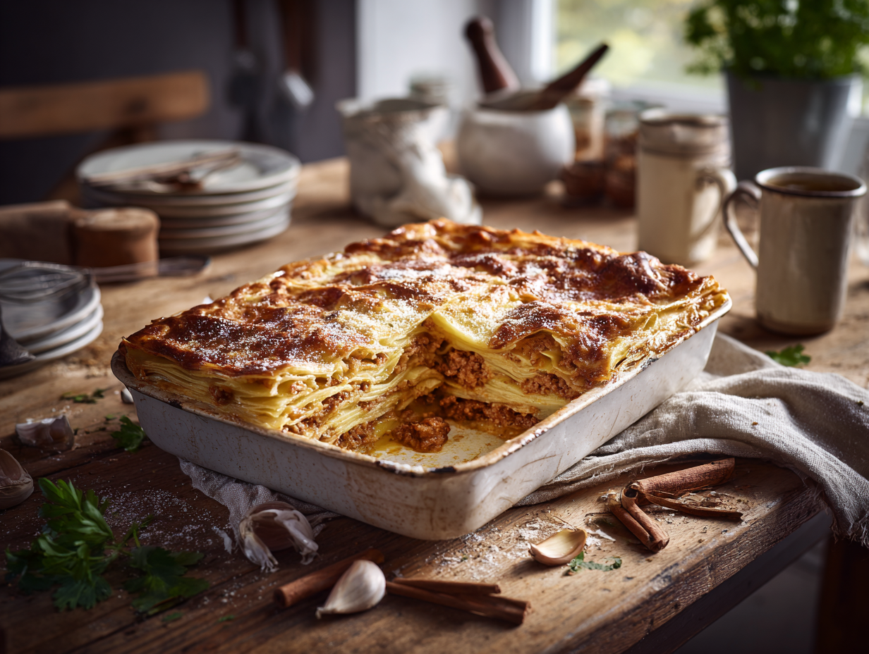 Savory Lamb Potato Pie 2 Lamb Mince And Potato Layered Pie