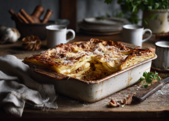 Lamb Mince And Potato Layered Pie