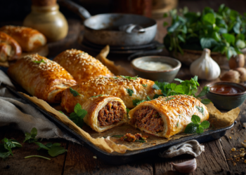 Lamb Mince And Mint Sausage Rolls