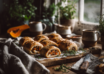 Pork Mince And Kūmara Sausage Rolls