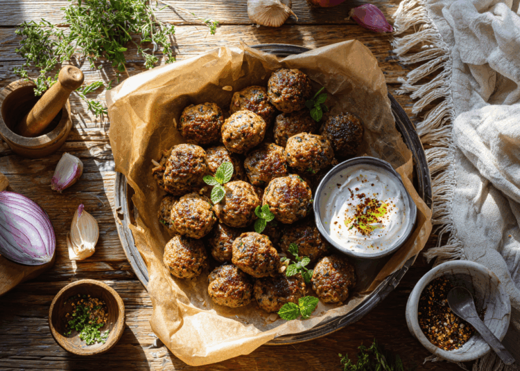 Minced Lamb And Mint Bites