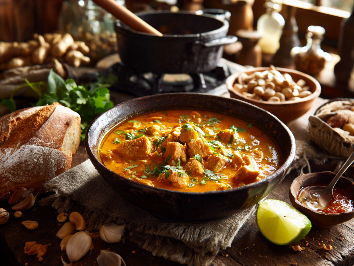 Brazilian Minced Pork Vatapá Spiced Stew