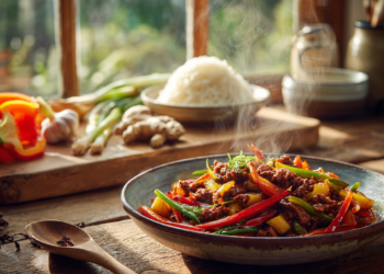 Sweet And Sour Beef Mince Stir Fry
