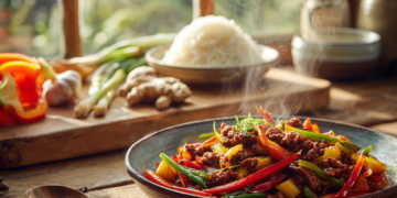 Sweet And Sour Beef Mince Stir Fry