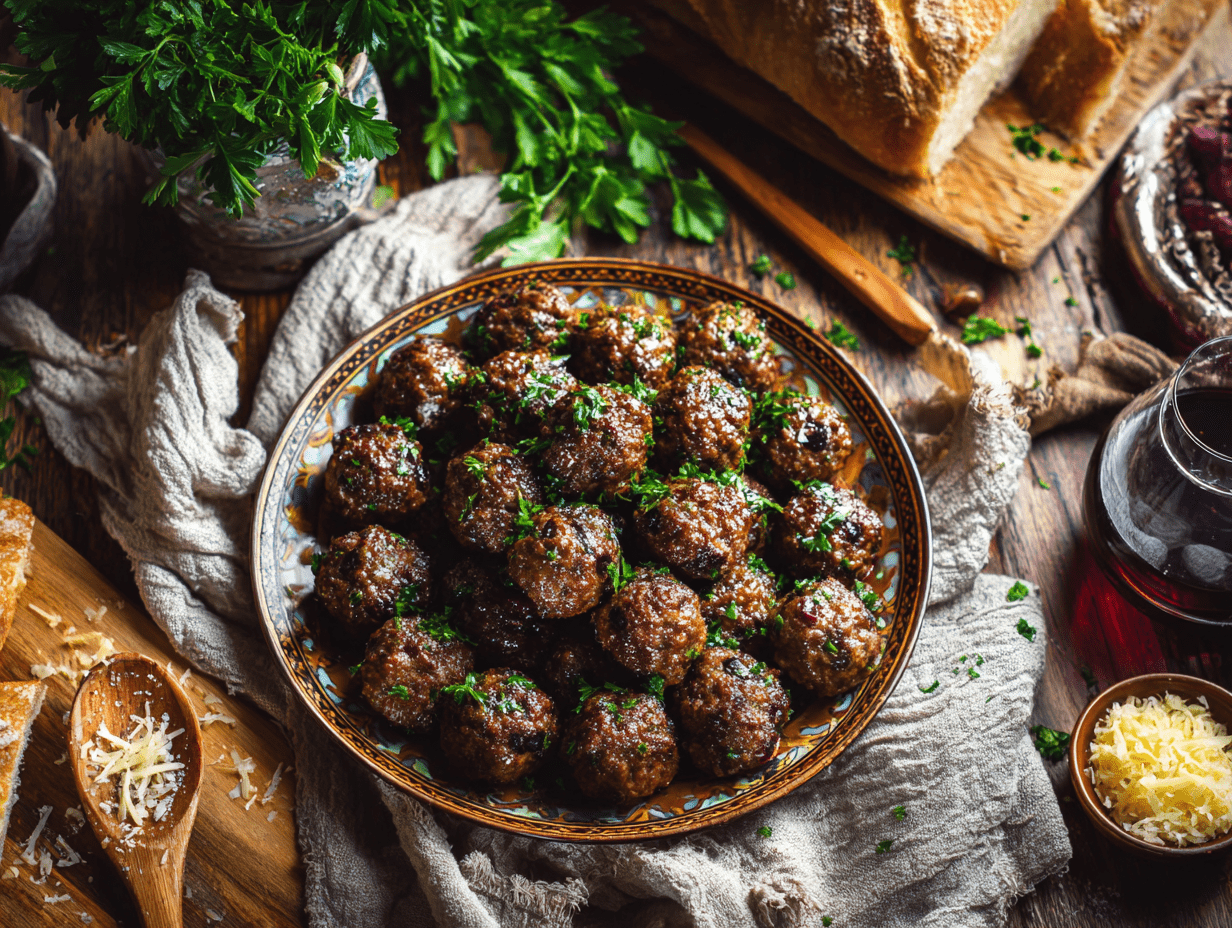 Olive Beef Polpette Perfection 2 Minced Beef And Olive Polpette