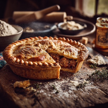 Game Mince Sausage Pie