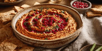 Lamb Mince And Pomegranate Muhammara Dip