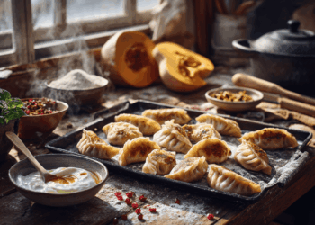 Minced Lamb And Pumpkin Dumplings