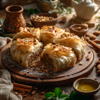 Minced Lamb And Almond Bastilla