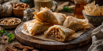 Minced Lamb And Almond Bastilla