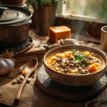 Hearty Criollo Beef Locro 2 Criollo Minced Beef Locro Stew