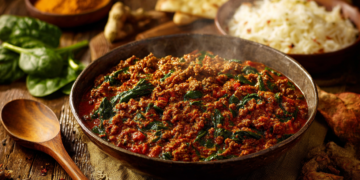 Lamb Spinach Curry Delight 23 Minced Lamb And Spinach Curry