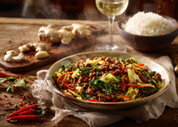 Pork Mince And Horopito Stir Fry