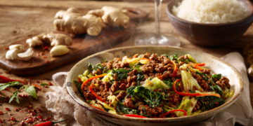 Pork Mince And Horopito Stir Fry