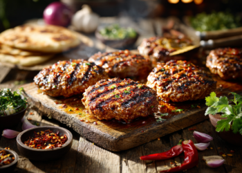 Minced Lamb And Chilli Churrasco Patties