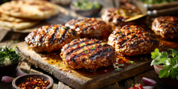 Minced Lamb And Chilli Churrasco Patties