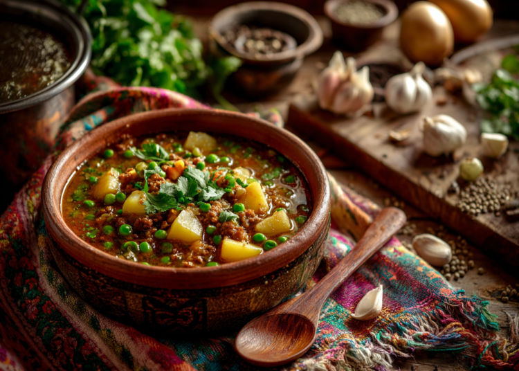 Peruvian Cilantro Pork Stew 1 Peruvian Minced Pork Seco De Carne Cilantro Stew