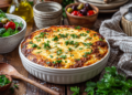 Cheesy Beef Mince And Rice Bake