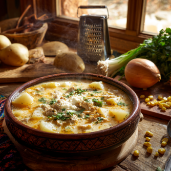 Andean Chicken Potato Locro 2 Minced Chicken And Potato Locro Soup