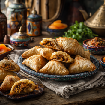 Moroccan Lamb Apricot Briouats 2 Minced Lamb And Apricot Briouats (Moroccan Pastries)