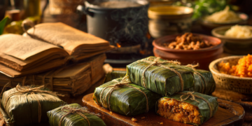 Minced Pork Pasteles De Yuca