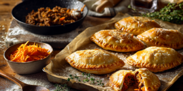 Beef Mince And Carrot Turnover