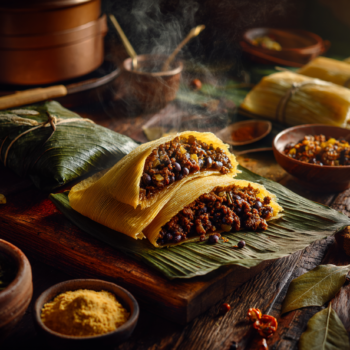 Minced Beef And Lentil Hallacas Corn Wraps