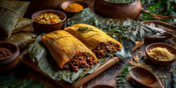 Minced Beef And Lentil Hallacas Corn Wraps
