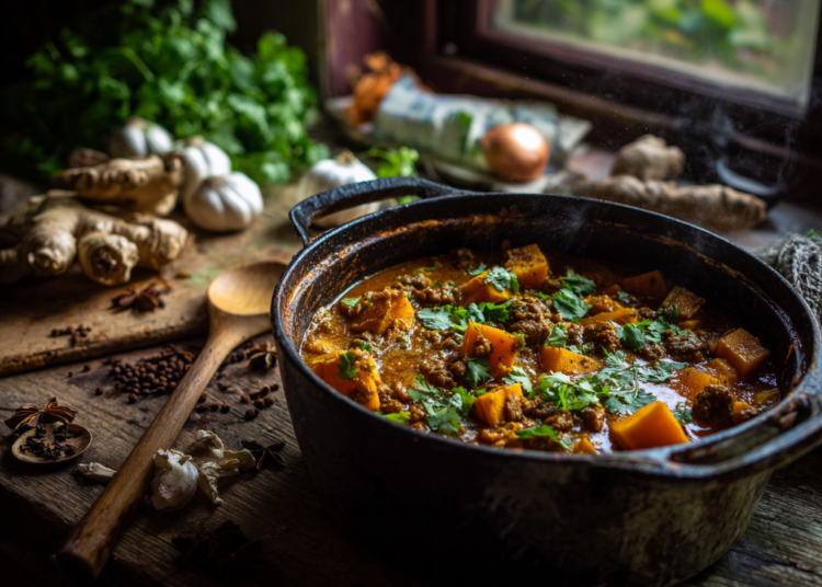 Lamb Mince And Pumpkin Curry
