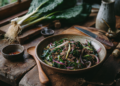 Minced Lamb And Puha Stir Fry