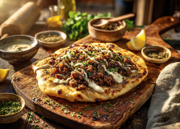 Spiced Lamb Mince With Za’atar Flatbread