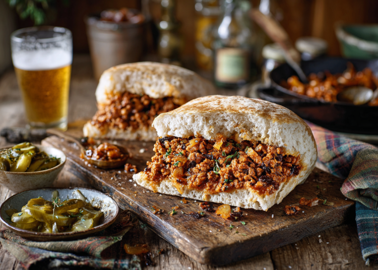 Savoury Pork Mince Filling For Stottie Cake