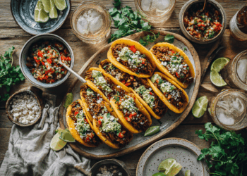 Lamb Mince Arepas With Avocado Salsa