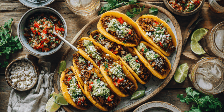 Lamb Mince Arepas With Avocado Salsa