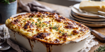 Beef Mince And Cauliflower Cheese Casserole