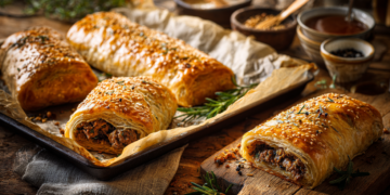 Minced Lamb And Horopito Sausage Rolls