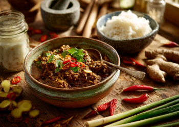 Lamb Mince And Coconut Rendang