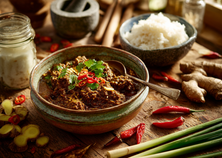 Quick Lamb Coconut Rendang 1 Lamb Mince And Coconut Rendang