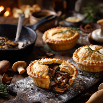 Venison Mince And Wild Mushroom Pies
