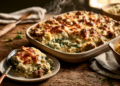 Beef And Spinach Artichoke Casserole